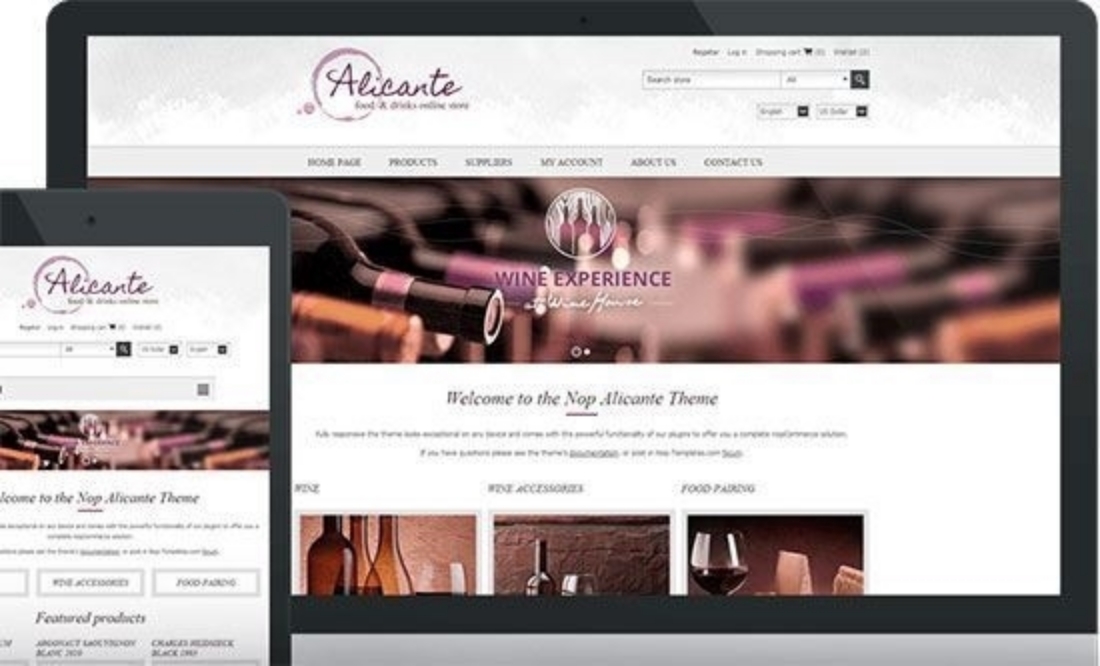 قالب Alicante Responsive