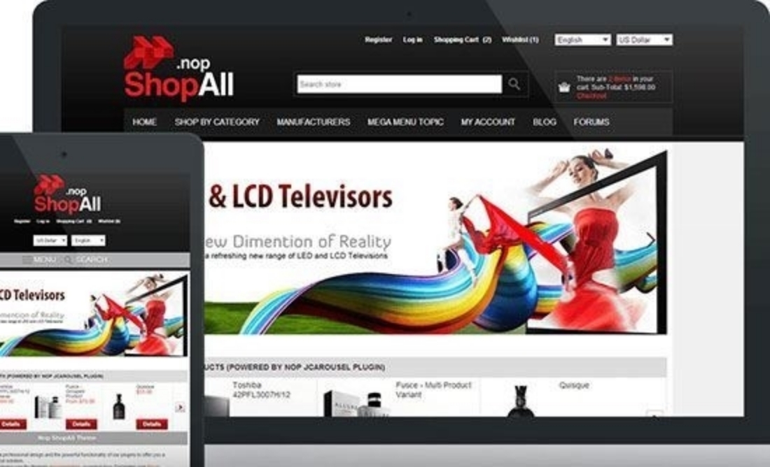 shop all Responsive